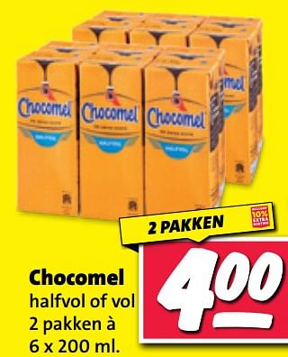 Aanbiedingen Chocomel halfvol of vol - Chocomel - Geldig van 11/09/2023 tot 17/09/2023 bij Nettorama