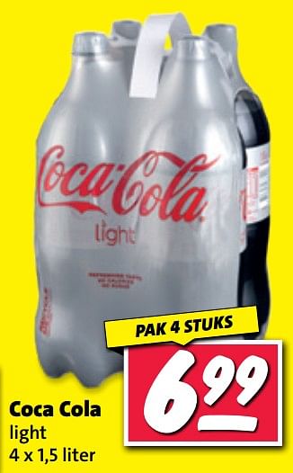 Aanbiedingen Coca cola light - Coca Cola - Geldig van 11/09/2023 tot 17/09/2023 bij Nettorama