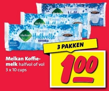 Aanbiedingen Melkan koffiemelk - Melkan - Geldig van 11/09/2023 tot 17/09/2023 bij Nettorama