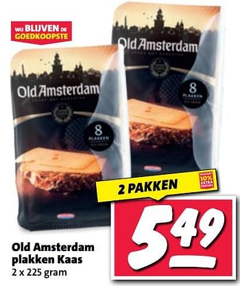 Aanbiedingen Old amsterdam plakken kaas - Old Amsterdam - Geldig van 11/09/2023 tot 17/09/2023 bij Nettorama