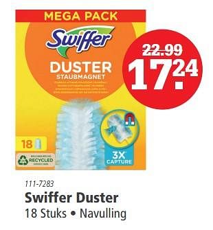 Aanbiedingen Swiffer duster - Swiffer - Geldig van 04/09/2023 tot 18/09/2023 bij Marskramer
