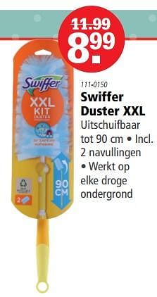 Aanbiedingen Swiffer duster xxl - Swiffer - Geldig van 04/09/2023 tot 18/09/2023 bij Marskramer