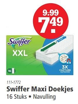 Aanbiedingen Swiffer maxi doekjes - Swiffer - Geldig van 04/09/2023 tot 18/09/2023 bij Marskramer