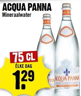 Aanbiedingen Acqua panna mineraalwater - Acqua Panna - Geldig van 13/09/2023 tot 19/09/2023 bij Dirk III