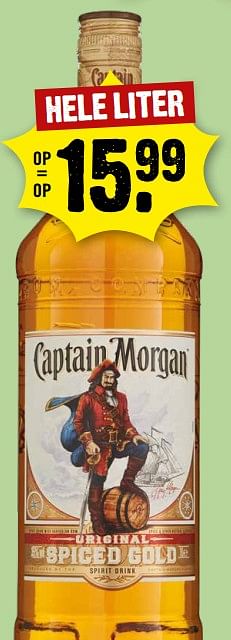 Aanbiedingen Captain morgan - Captain Morgan - Geldig van 13/09/2023 tot 19/09/2023 bij Dirk III