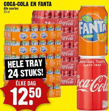 Aanbiedingen Coca-cola en fanta - Huismerk - Dirk III - Geldig van 13/09/2023 tot 19/09/2023 bij Dirk III