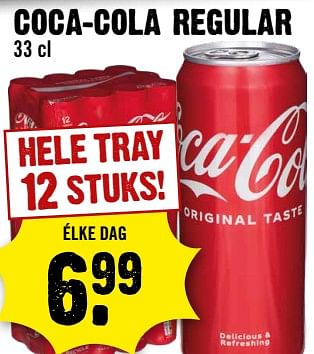 Aanbiedingen Coca-cola regular - Coca Cola - Geldig van 13/09/2023 tot 19/09/2023 bij Dirk III