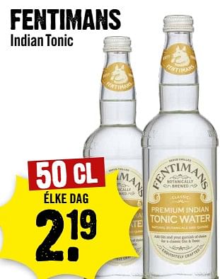 Aanbiedingen Fentimans indian tonic - Fentimans - Geldig van 13/09/2023 tot 19/09/2023 bij Dirk III