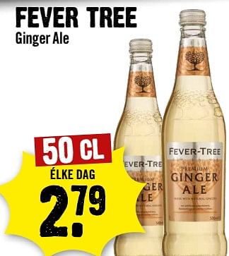 Aanbiedingen Fever tree ginger ale - Fever Tree - Geldig van 13/09/2023 tot 19/09/2023 bij Dirk III