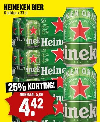Aanbiedingen Heineken bier - Heineken - Geldig van 13/09/2023 tot 19/09/2023 bij Dirk III