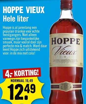 Aanbiedingen Hoppe vieux - Hoppe - Geldig van 13/09/2023 tot 19/09/2023 bij Dirk III