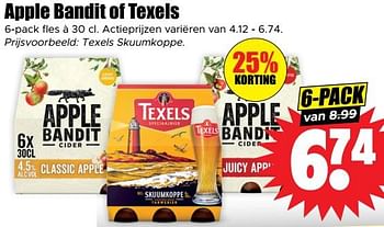 Aanbiedingen Apple bandit of texels - Huismerk - Dirk - Geldig van 13/09/2023 tot 20/09/2023 bij Lekker Doen