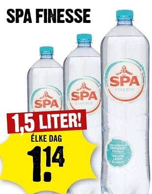 Aanbiedingen Spa finesse - Spa - Geldig van 13/09/2023 tot 19/09/2023 bij Dirk III