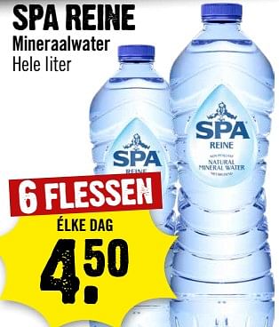 Aanbiedingen Spa reine mineraalwater - Spa - Geldig van 13/09/2023 tot 19/09/2023 bij Dirk III