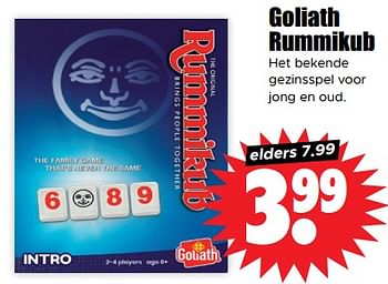 Aanbiedingen Goliath rummikub - Goliath - Geldig van 13/09/2023 tot 20/09/2023 bij Lekker Doen