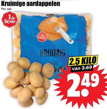 Aanbiedingen Kruimige aardappelen - Huismerk - Dirk - Geldig van 13/09/2023 tot 20/09/2023 bij Lekker Doen