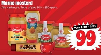 Aanbiedingen Marne mosterd - marne - Geldig van 13/09/2023 tot 20/09/2023 bij Lekker Doen