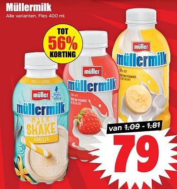 Aanbiedingen Müllermilk - Muller - Geldig van 13/09/2023 tot 20/09/2023 bij Lekker Doen