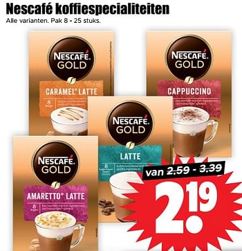 Aanbiedingen Nescafé koffiespecialiteiten - Nescafe - Geldig van 13/09/2023 tot 20/09/2023 bij Lekker Doen
