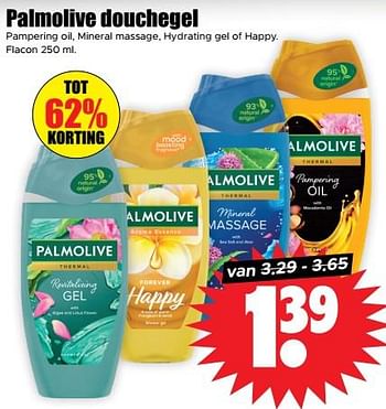 Aanbiedingen Palmolive douchegel - Palmolive - Geldig van 13/09/2023 tot 20/09/2023 bij Lekker Doen