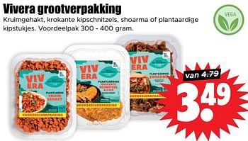 Aanbiedingen Vivera grootverpakking - Vivera - Geldig van 13/09/2023 tot 20/09/2023 bij Lekker Doen