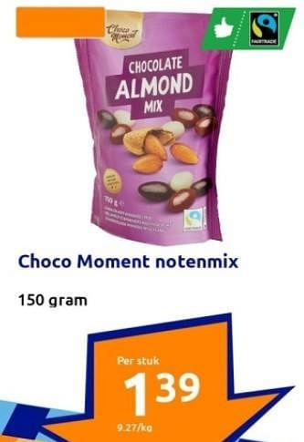 Aanbiedingen Choco moment notenmix - Frionor - Geldig van 13/09/2023 tot 19/09/2023 bij Action