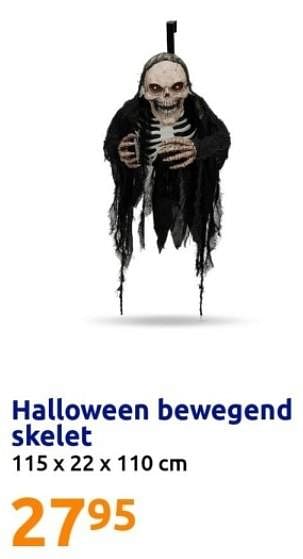 Aanbiedingen Halloween bewegend skelet - Huismerk - Action - Geldig van 13/09/2023 tot 19/09/2023 bij Action