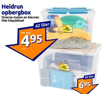 Aanbiedingen Heidrun opbergbox - Heidrun - Geldig van 13/09/2023 tot 19/09/2023 bij Action