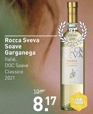 Aanbiedingen Rocca sveva soave garganega - Witte wijnen - Geldig van 11/09/2023 tot 24/09/2023 bij Gall & Gall