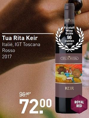Aanbiedingen Tua rita keir - Rode wijnen - Geldig van 11/09/2023 tot 24/09/2023 bij Gall & Gall