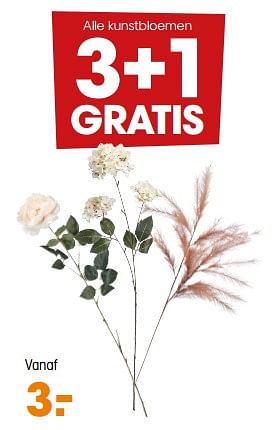 Aanbiedingen Alle kunstbloemen - Huismerk - Kwantum - Geldig van 18/09/2023 tot 24/09/2023 bij Kwantum