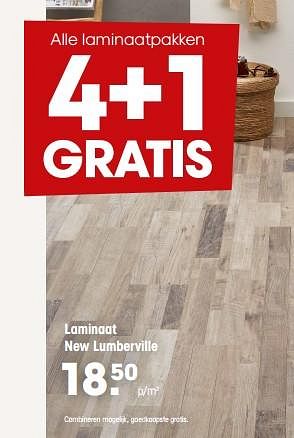 Aanbiedingen Laminaat new lumberville - Huismerk - Kwantum - Geldig van 18/09/2023 tot 24/09/2023 bij Kwantum