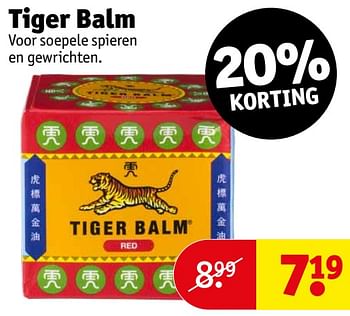 Aanbiedingen Tiger balm - Tiger Balm - Geldig van 12/09/2023 tot 24/09/2023 bij Kruidvat