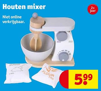 Aanbiedingen Houten mixer - Huismerk - Kruidvat - Geldig van 12/09/2023 tot 24/09/2023 bij Kruidvat