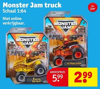 Aanbiedingen Monster jam truck - Monster Jam - Geldig van 12/09/2023 tot 24/09/2023 bij Kruidvat