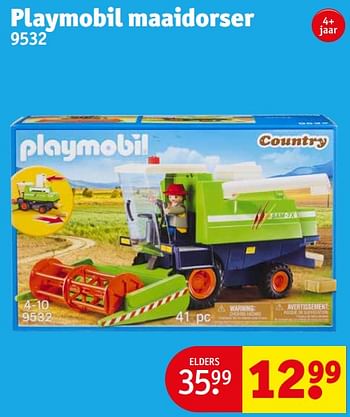 Aanbiedingen Playmobil maaidorser 9532 - Playmobil - Geldig van 12/09/2023 tot 24/09/2023 bij Kruidvat