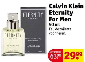 Aanbiedingen Calvin klein eternity for men edt - Calvin Klein - Geldig van 12/09/2023 tot 24/09/2023 bij Kruidvat