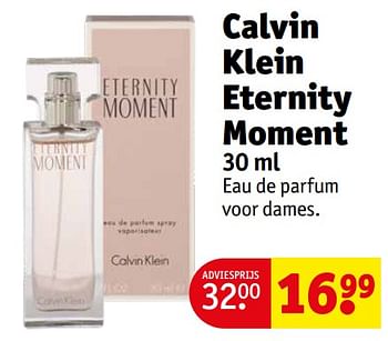 Aanbiedingen Calvin klein eternity moment edt - Calvin Klein - Geldig van 12/09/2023 tot 24/09/2023 bij Kruidvat