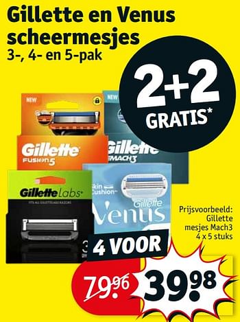 Aanbiedingen Gillette mesjes mach3 - Gillette - Geldig van 12/09/2023 tot 24/09/2023 bij Kruidvat