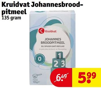 Aanbiedingen Kruidvat johannesbroodpitmeel - Huismerk - Kruidvat - Geldig van 12/09/2023 tot 24/09/2023 bij Kruidvat