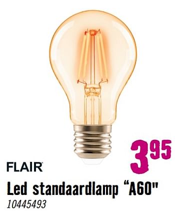 Aanbiedingen Led standaardlamp a60 - Flair - Geldig van 28/08/2023 tot 01/10/2023 bij Hornbach