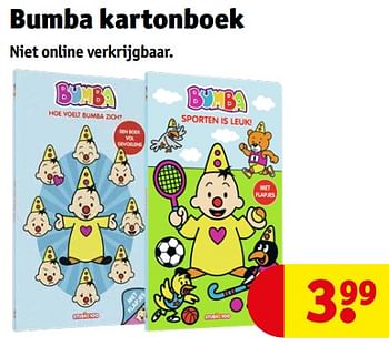 Aanbiedingen Bumba kartonboek - Huismerk - Kruidvat - Geldig van 12/09/2023 tot 24/09/2023 bij Kruidvat