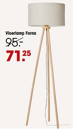 Aanbiedingen Vloerlamp forna - Huismerk - Kwantum - Geldig van 25/09/2023 tot 11/10/2023 bij Kwantum