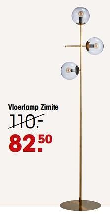 Aanbiedingen Vloerlamp zimite - Huismerk - Kwantum - Geldig van 25/09/2023 tot 11/10/2023 bij Kwantum