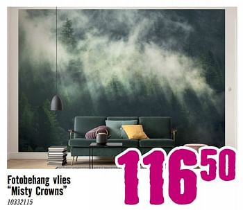Aanbiedingen Fotobehang vlies misty crowns - Huismerk Hornbach - Geldig van 28/08/2023 tot 01/10/2023 bij Hornbach