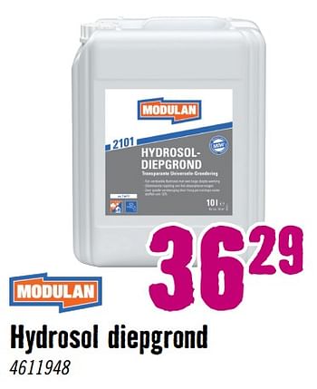 Aanbiedingen Hydrosol diepgrond - Modulan - Geldig van 28/08/2023 tot 01/10/2023 bij Hornbach