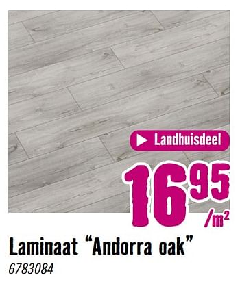 Aanbiedingen Laminaat andorra oak - Huismerk Hornbach - Geldig van 28/08/2023 tot 01/10/2023 bij Hornbach