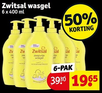 Aanbiedingen Zwitsal wasgel - Zwitsal - Geldig van 12/09/2023 tot 24/09/2023 bij Kruidvat