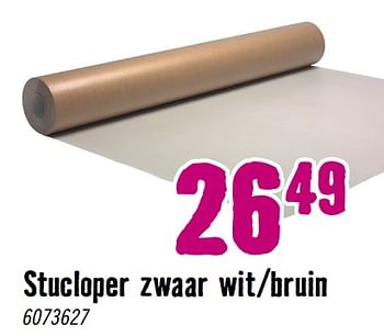 Aanbiedingen Toebehoren stucloper zwaar wit-bruin - Huismerk Hornbach - Geldig van 28/08/2023 tot 01/10/2023 bij Hornbach