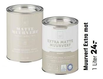 Aanbiedingen Muurverf extra mat - Tint - Geldig van 18/09/2023 tot 15/10/2023 bij Kwantum
